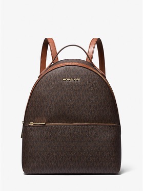 MICHAEL KORS Mochila mediana con logotipo de Michael Kors